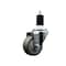 Service Caster 3'' SS Gray Poly Wheel Swivel 1-1/2'' Expanding Stem Caster SCC-SSEX20S314-PPUB-112 - alternate 1